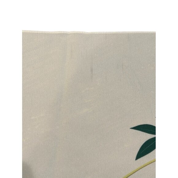 Vintage Japanese Geisha Print Decorative Fabric Scarf Art 28" X 28" 100% Nylon - Picture 3 of 4